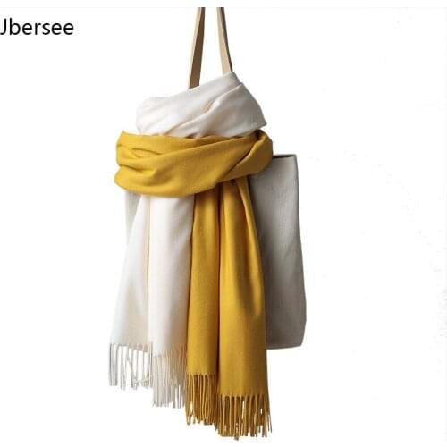New Arrival Fashion Scarfs for Ladies High Quality Cashmere Scarf Warm Thick Long Winter Scarf Women Tassel Big Outdoor Shawl