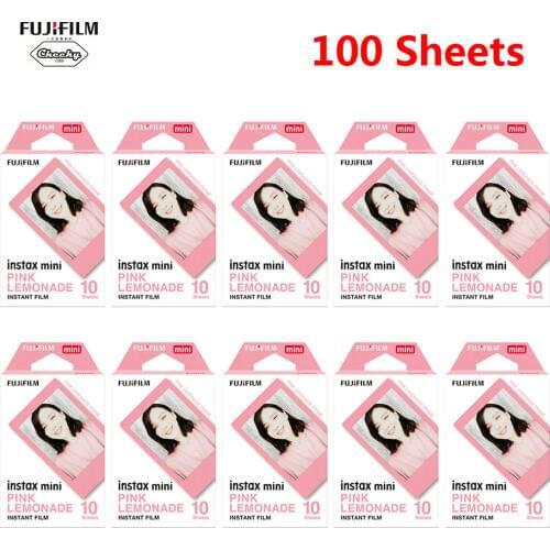 Fujifilm Instax Mini7s 25 50s 90 Photo Paper Film Camera Instax Mini 8 9 Film 10-100 Mini 8 9 Cartoon Instant Film Hot Sales