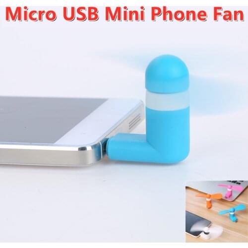 Mini Portable Phone Fan Micro USB Cooling Fan Small Cooler OTG Cell Phone Electric Fan Cooling For IPhone IPad Android Phone