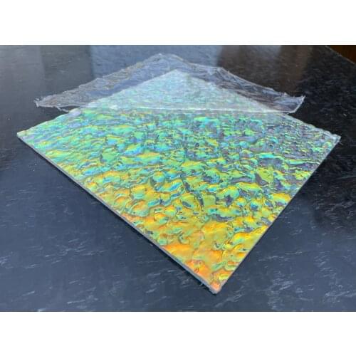5MM Laser Plexiglass Rainbow Board Acryli (PMMA)Iridescent Rock Grain Sheet,Customize Oргстекло For DIY Advertising/Decorate