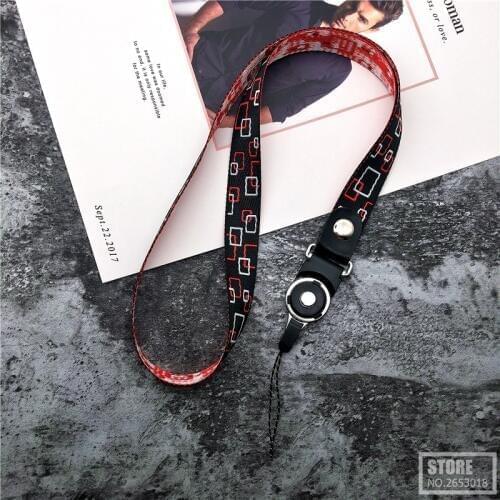 NEW Detachable Square Strap Neck Lanyards for keys ID Card Pass Gym Mobile Phone USB badge holder DIY Hang Rope Lariat Lanyards
