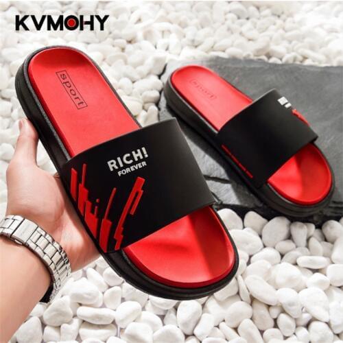 Slippers Men Shoes Summer Unisex Bathroom Slipper Male Couple Beach Sandals Fashion Home Slippers Non-slip Floor Flip Flops