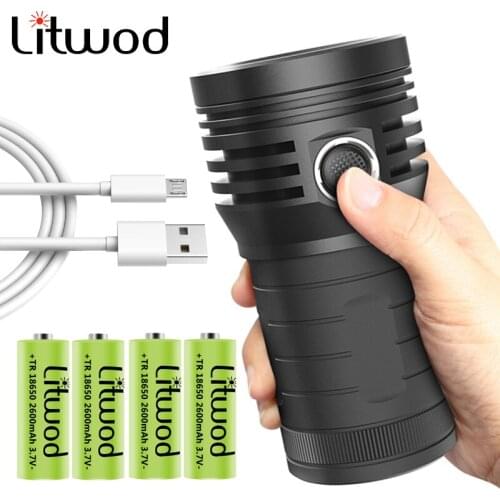 3pcs XHP90.2 Super Powerful LED Tactical Flashlight 3 Mode Torch USB Rechargeable 18650 Battery Lamp Ultra Bright Linterna Black