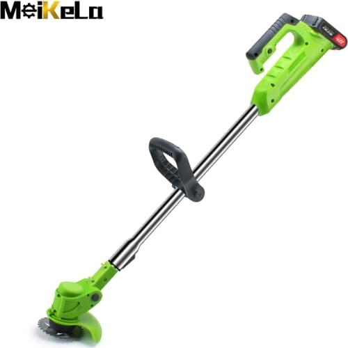 MeiKeLa Electric Lawn Mower Li-ion battery Cordless Grass Trimmer Cutter Pruning Garden Tools