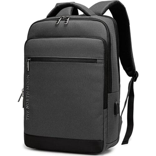 Large Capacity Mens Business 15.6 Inch Laptop Backpack USB Charging Notebook Rucksack Bag Waterproof Travel Bag Pack For Male