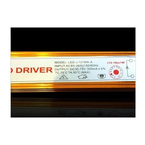 External waterproof led driver transformer 85-265V AC for 12W 15W 18W Ceiling light lighting long life rohs globla standard