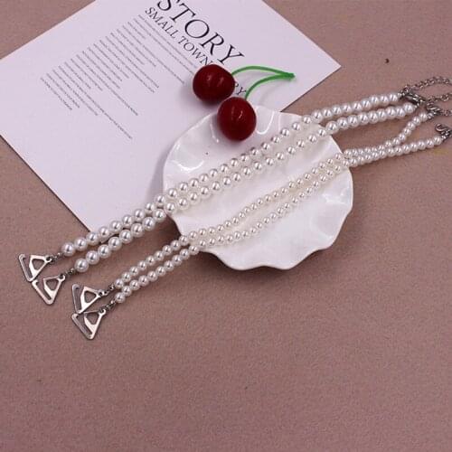 Women Adjustable Bra Holder Anti Skid Strap White Pearl Beads Shoulder Chain Sexy Fashion Wedding Bridal Jewelry