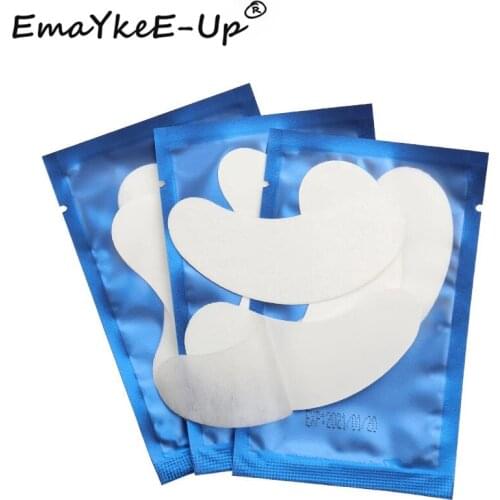 100pair Hydrogel Eye Patch Eyelash Extension Patches Eyelash Under Eye Pads Eyelash Make Up Tools