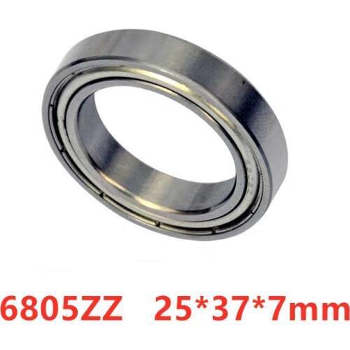 20pcs 6805ZZ 25*37*7mm thin wall deep groove ball bearings 6805-2Z 6805 61805ZZ 25x37x7 mm