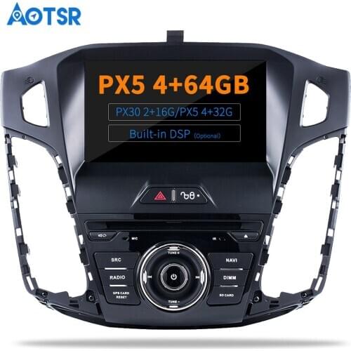 Aotsr Android 9.0 GPS navigation Car DVD Player For Ford Focus 2012-2017 multimedia 2 din radio recorder Free backup camera Wifi