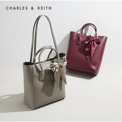 CHARLES＆KEITH New Arrival for Autumn 2021 CK2-30671290-1 Womens large-capacity tote bag