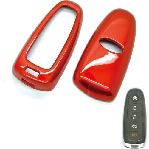 Key Fob Case Cover Smart Key Case Shell Key Protector Key Jacket For Lincoln Ford 5 Buttons