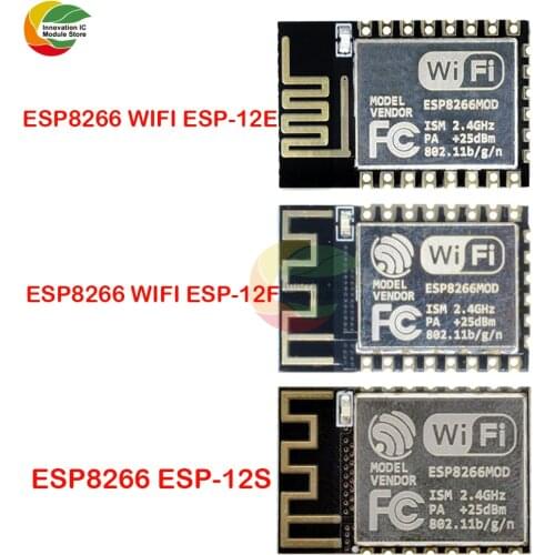 3V 3.6V ESP8266 ESP-12E ESP-12F ESP-12S Remote Serial Port WIFI Transceiver Wireless Control Module ESP12E ESP12F ESP12S 2.4GHz