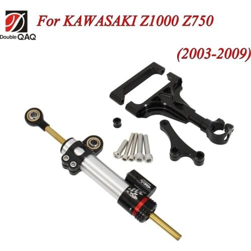 Motorcycle Steering Damper Stabilizer Holder Bracket Mounting For KAWASAKI Z1000 Z 1000 Z750 Z 750 2003-2009 2005 2006 2007 2008