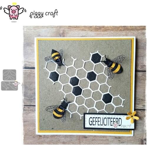 Piggy Craft metal cutting dies cut die mold Cute Bee decoration Scrapbook paper craft knife mould blade punch stencils dies