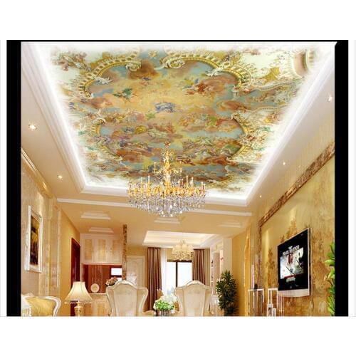 3d wallpaper custom mural non-woven wallpaper Frescoes on the ceiling of Europe type style 3d room wallpaper