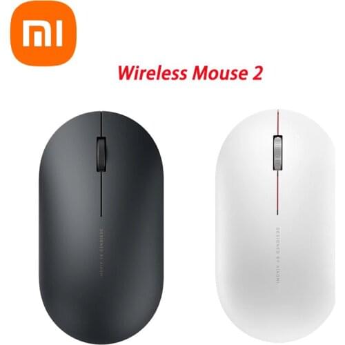 Original Xiaomi Wireless Mouse 2 1000DPI 2.4GHz WiFi Link Optical Mute Portable Light Mini Laptop Notebook Office Gaming Mouse