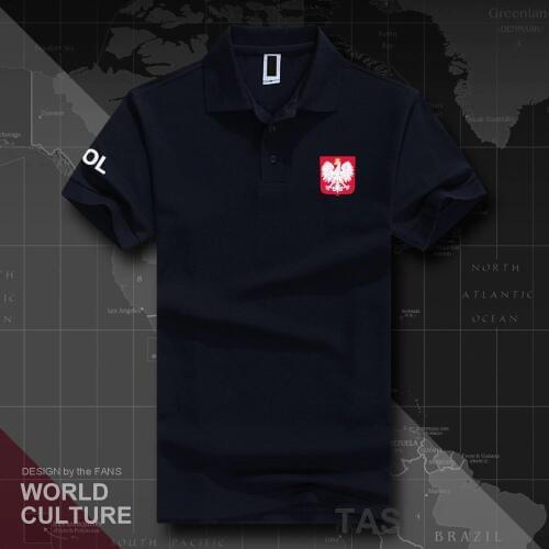 Poland Polish Pole POLAK POLSKA POL polo shirts men short sleeve white brands printed for country 2018 cotton nation team new 20