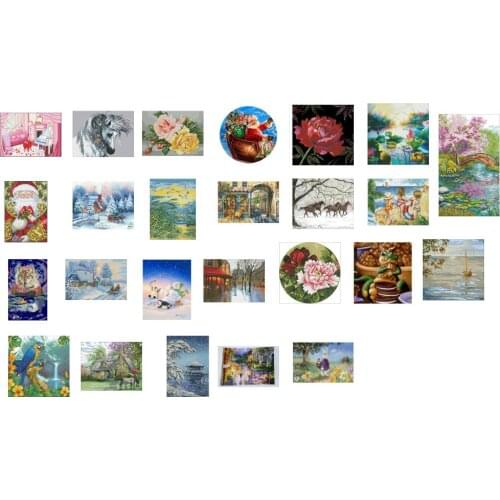 Girls scenery news top Hot 25 photoes choose , 100% cotton threads Cross stitch sets styles Lovely Counted Cross Stitch Kit 5