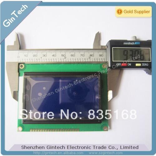 Blue LCD 12864 display 5V LCM 128*64 128x64 display FREE PIN 2.54mmX40 for gift