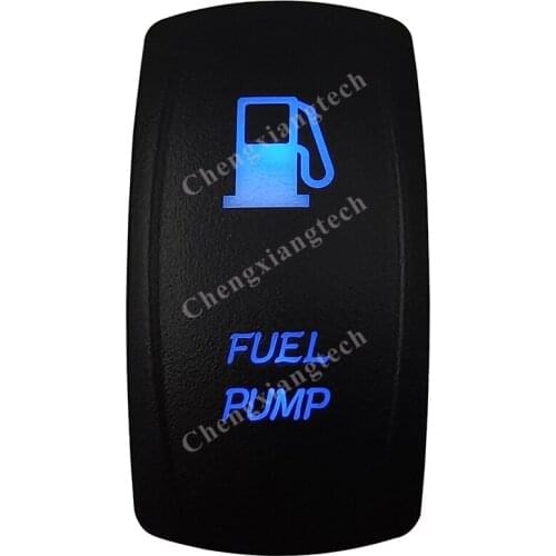Fuel Pump Car Boat Blue Led Lasor 5 Pin Rocker Toggle Switch On Off 12v 24v Marine Grade for Carling Arb Narva 4x4