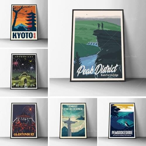 Kyoto Japan Travel Poster - Minimalist Art Print