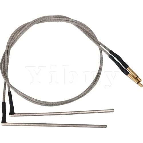 Yibuy 2x Sensitive Piezo Guitar Saddle Pickup For Use With EQ