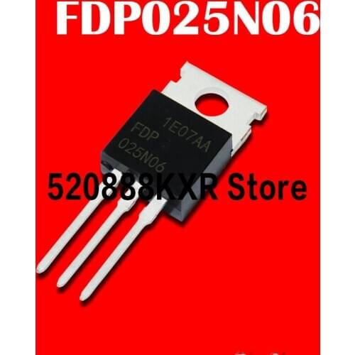 10pcs/ FDP025N06 TO-220 60V 120A