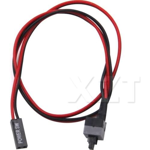 100pcs high quality Cord Line For PC Computer Motherboard Case ATX Power Switch ON OFF Reset Data Cable