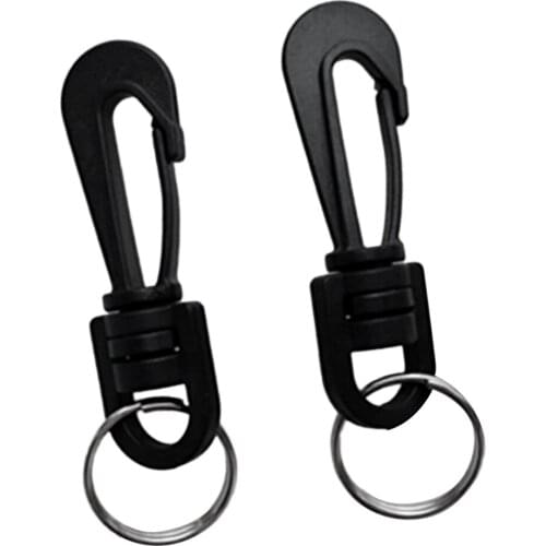 2pcs Lightweight Scuba Diving Dive Plastic Swivel Snap Hook Clip Replacement