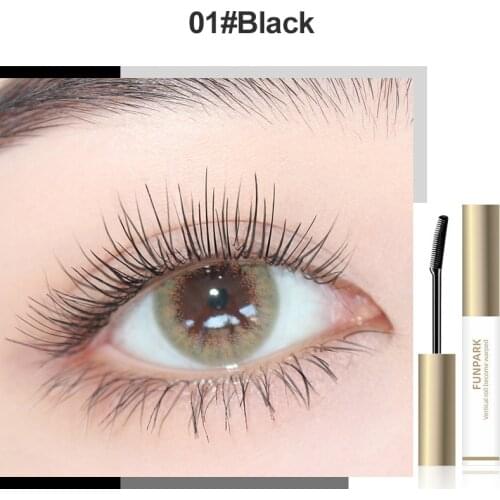 4D Silk Fiber Mascara Curling Eyelash Primer Styling Lasting Waterproof Lasting No-blooming Lash Mascara Eyelash Raincoat