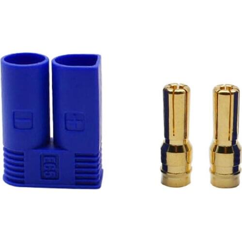 5 Pairs EC5 Hi-Q Gold Bullet Connector Female Male Plug for RC Battery