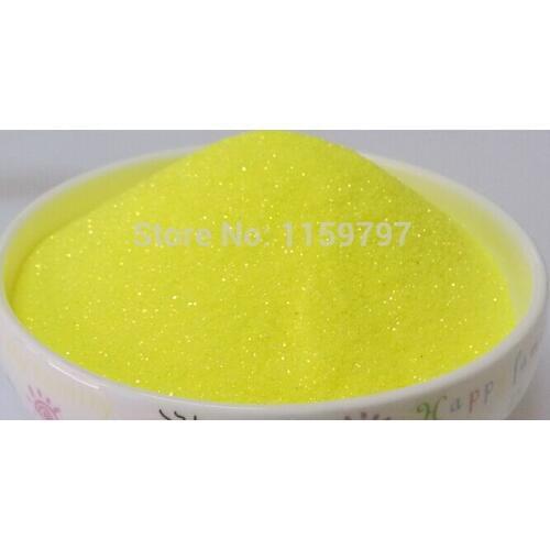 Free Shipping , Symphony Lemon-yellow fine glitter powder powder for DIY 500g/bag,decorating material,advertisement pigment