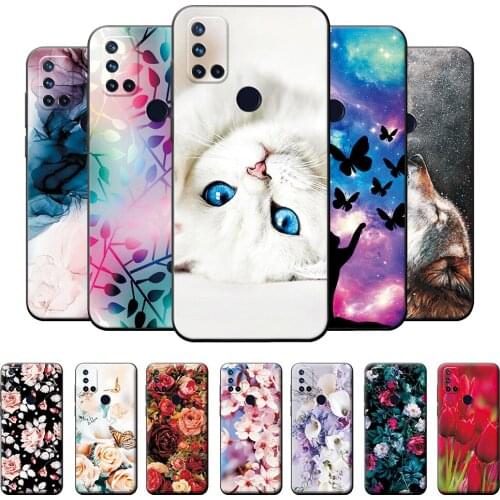 For Oneplus Nord N10 Case Cool Fashion Cute Cat Protective Case Coque 6.49 For Oneplus Nord N10 Case Soft TPU Silicone Cover