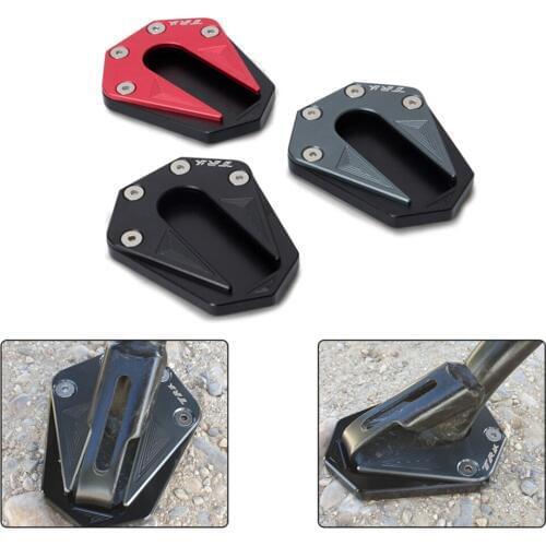 CNC Aluminum Kickstand Plate Pad Motorcycle Accessories Foot Side Stand Enlarger Extension for Benelli TRK 502 2017-2018