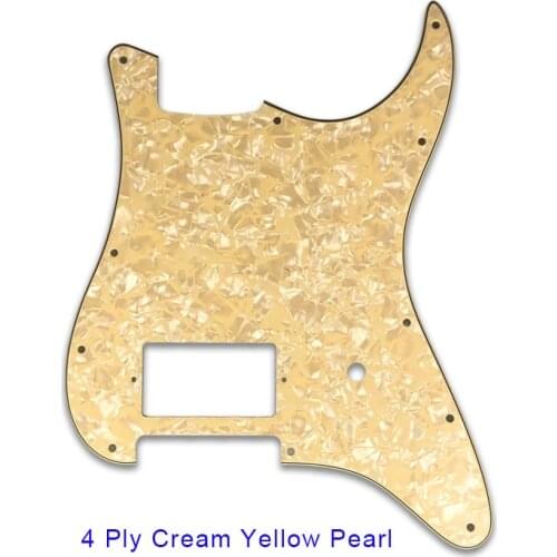 Pleroo Guitar Parts - For FD US 11 Mounting Screw Hole Standard Start H PAF Guitar Pickguard With Brige Humbucker