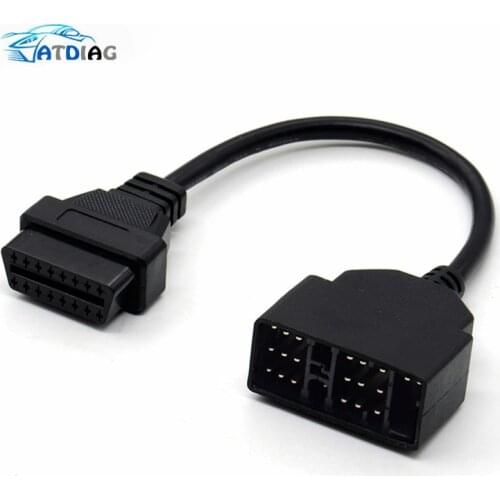 22 Pin To 16 Pin OBD OBD2 Diagnostic Connector for Toyota 22PIN OBDII Cable Adapter Transfer for Toyota 22Pin To OBD2 16Pin Plug