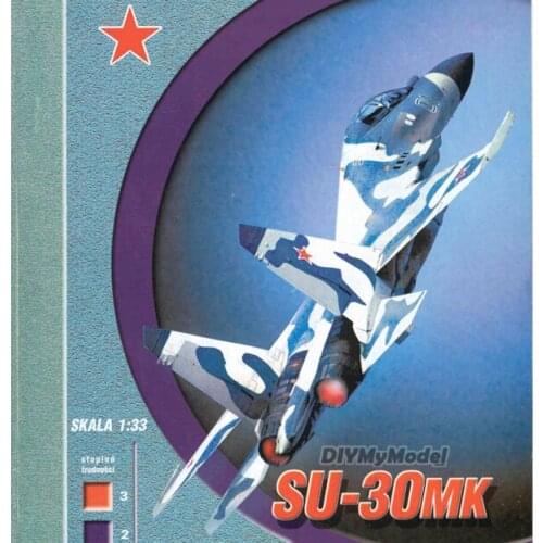 DIYMyModeI Su30 flanker C two seat twin engine fighter DIY Handcraft Paper Model KIT Handmade Toy Puzzles Gift Movie prop