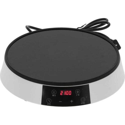 Electric Induction Cooker 2100W Portable Induction Cooktop Glass Ceramic Panel for Metal Pots Iron Skillet Iron Wok for Iron