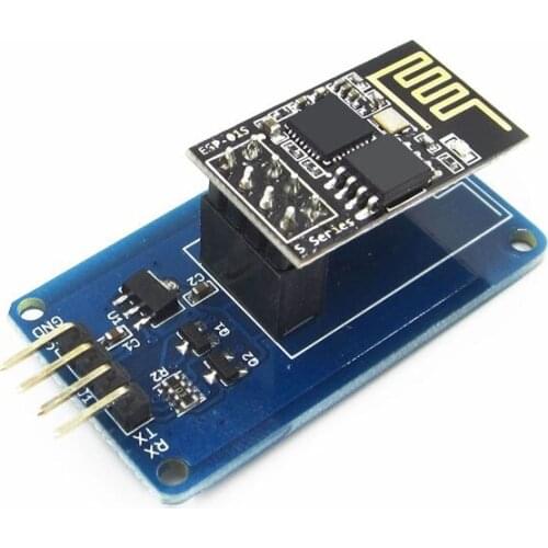 ESP-01S ESP8266 Serial Wi-Fi Wireless Module + ESP-01 Adapter for Arduino
