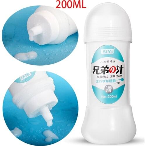 200ml False Semen Anal Lubricant for Sex Lubrication Intimate Goods for Adult Supplies Water Based Super Capacity Viscous Lube