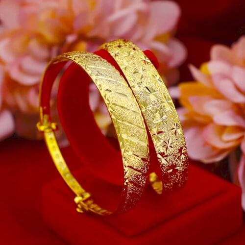 Classic 18K Gold Bracelet for Women Engagement Jewelry Slidable Blessing Star Meteor Shower Bride Wedding Bracelet Birthday Gift