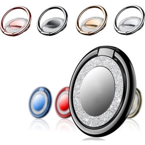 360 Degree Finger Ring Mobile Phone Smartphone Stand Holder Mount for IPhone 8 IPad Xiaomi All Smart Phone Luxury Couple Models