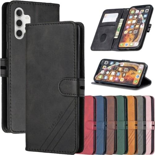 Leather Flip A32 Case on For Samsung Galaxy A32 5G A326 Coque For Fundas A 32 A325 Magnetic Cases Stand Wallet Phone Cover