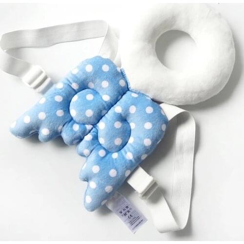 Cute Baby Newborn Head Back Protection Pillow Toddler Wings Drop Resistance Pad Guardian Cushion Toys Helmet Learn Walk
