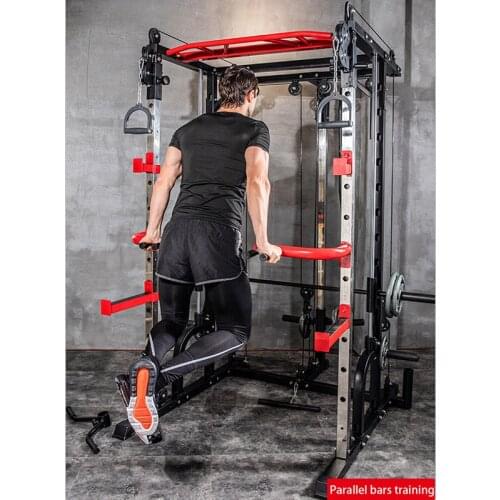 Professional Squat Rack Frame Multi-functional Large Muscle Strength Comprehensive Training Gym Fitness Equipment