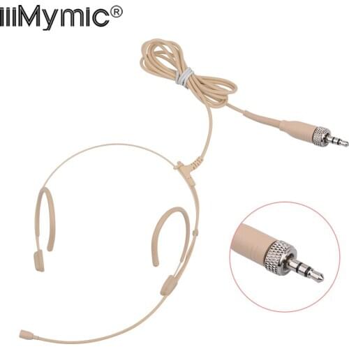 3.5mm Plug Headset Microphone Upgraded Electret + Thick Cable Adjustable Angle Clearer Pickup For Sennheiser Bodybag Transmitter