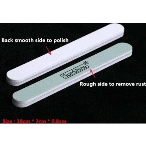 Supply 10 pcs/pack Silver Cleaner Bar Silver Jewelry Rust Cleaner & Polish 2 Sides AAA Craft Jewelry Tools 18cm*2cm*0.8cm