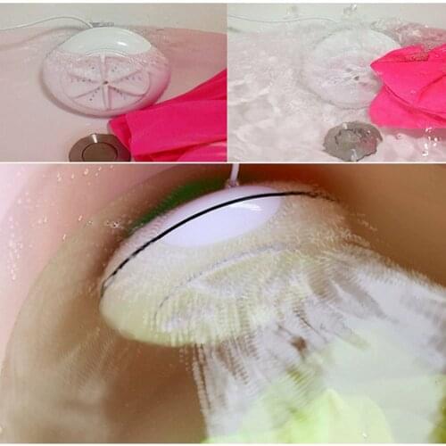 Ultrasonic Turbo Washing Machine Portable Travel Washer Air Bubble And Rotating Mini Washing Machine