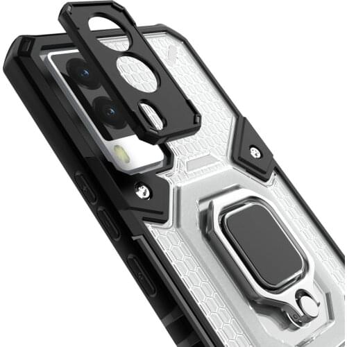 V21E 5G 4G 2021 Ring Back Panel Camera 360 Protective Bumper Shell for Vivo V21E Case Vivo V 21 E V21 21E Phone Cover Shockproof